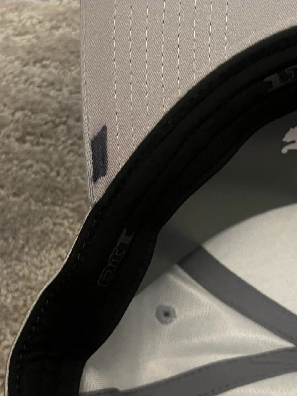 Puma Gray Hat with Raised Fox Logo